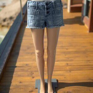 American Eagle Distressed Denim Shorts Size 2